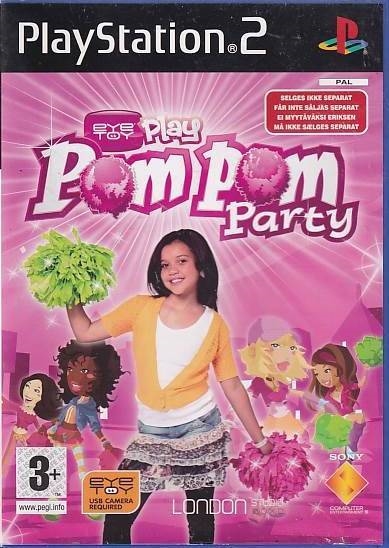 EyeToy Play Pom Pom Party - PS2 (B Grade) (Genbrug)